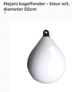 Majoni Bolfender 55 cm 2 stuks