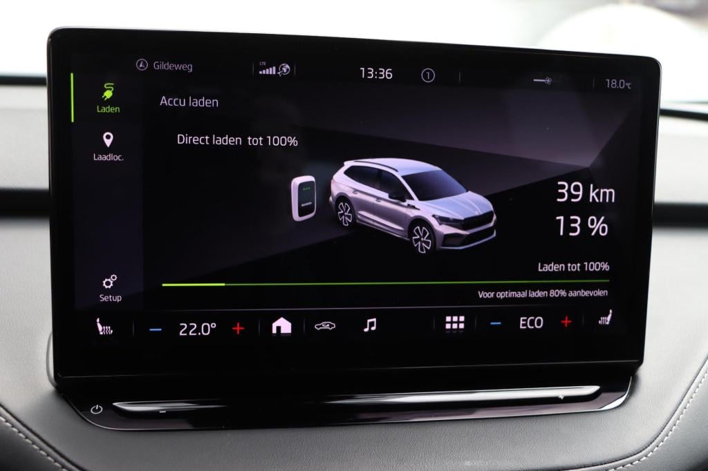 Skoda Enyaq Iv 60 sportline 58kwh 180pk | soh 93,9% |