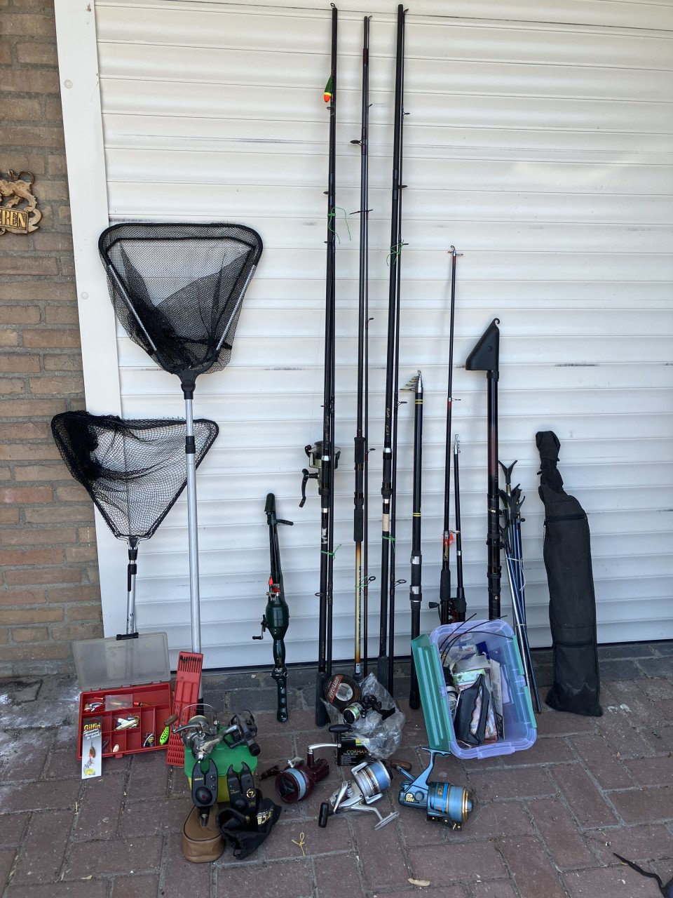 Te koop Complete vishengels voor €175