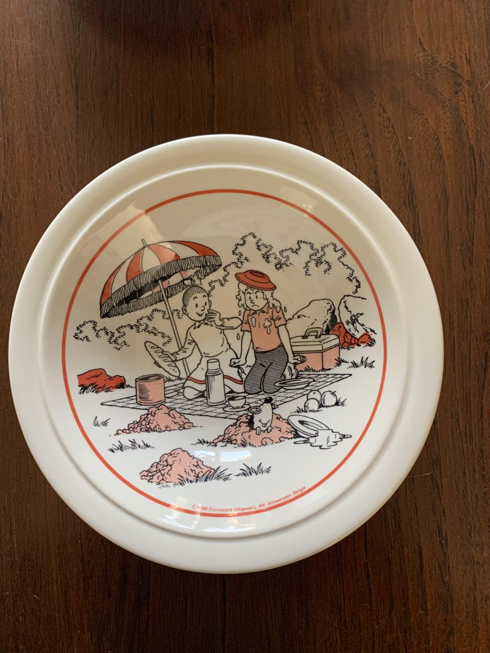 Vier Suske en Wiske schaaltjes