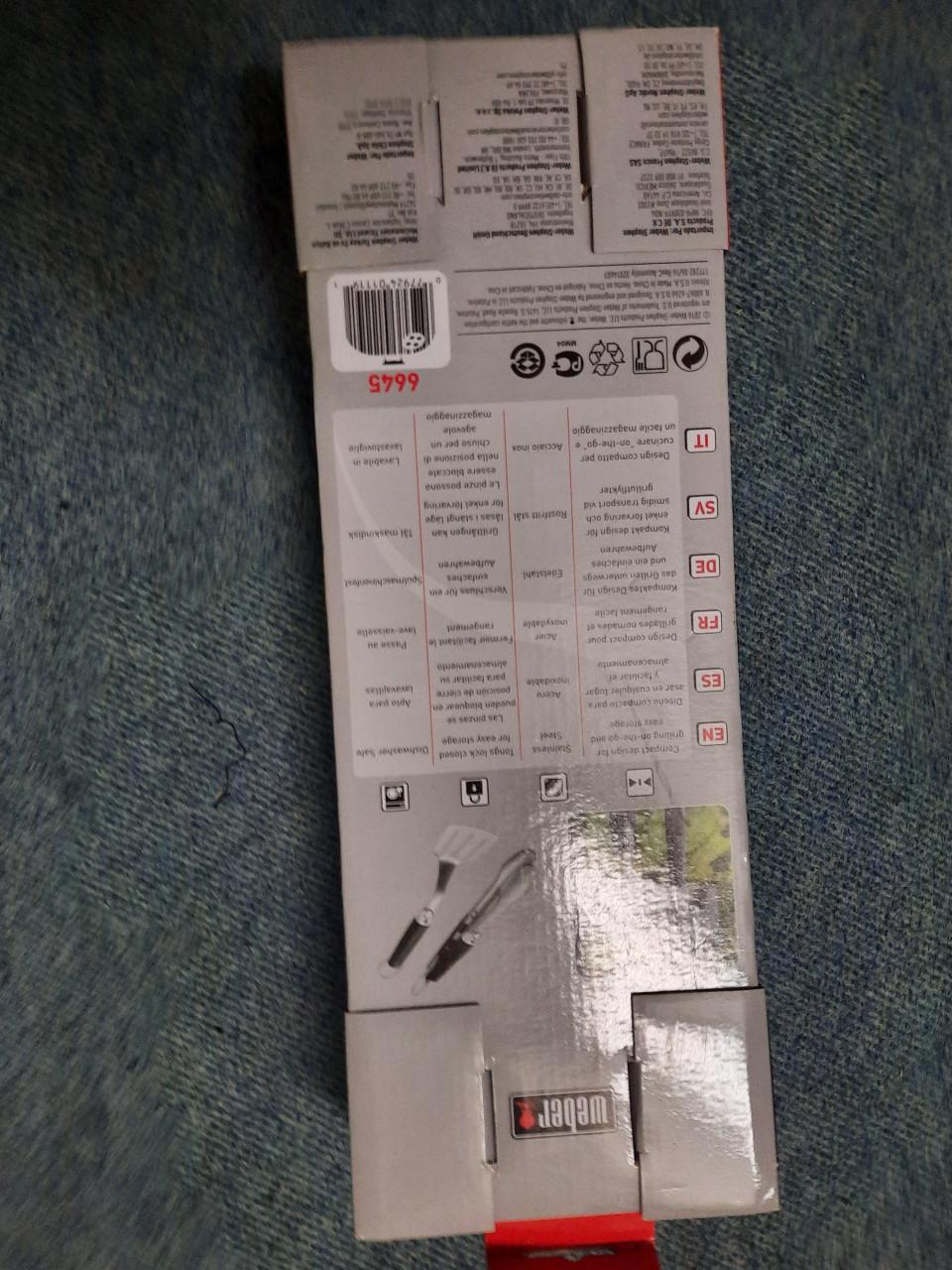 Weber premium toolset bbq nieuw