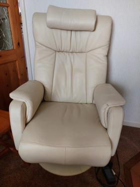 Lederen sta-op stoel