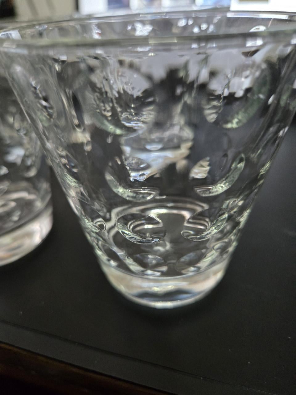 6 stuks bubbel glazen H9 cm Ø8.5 cm Tumbler Leonardo Optic