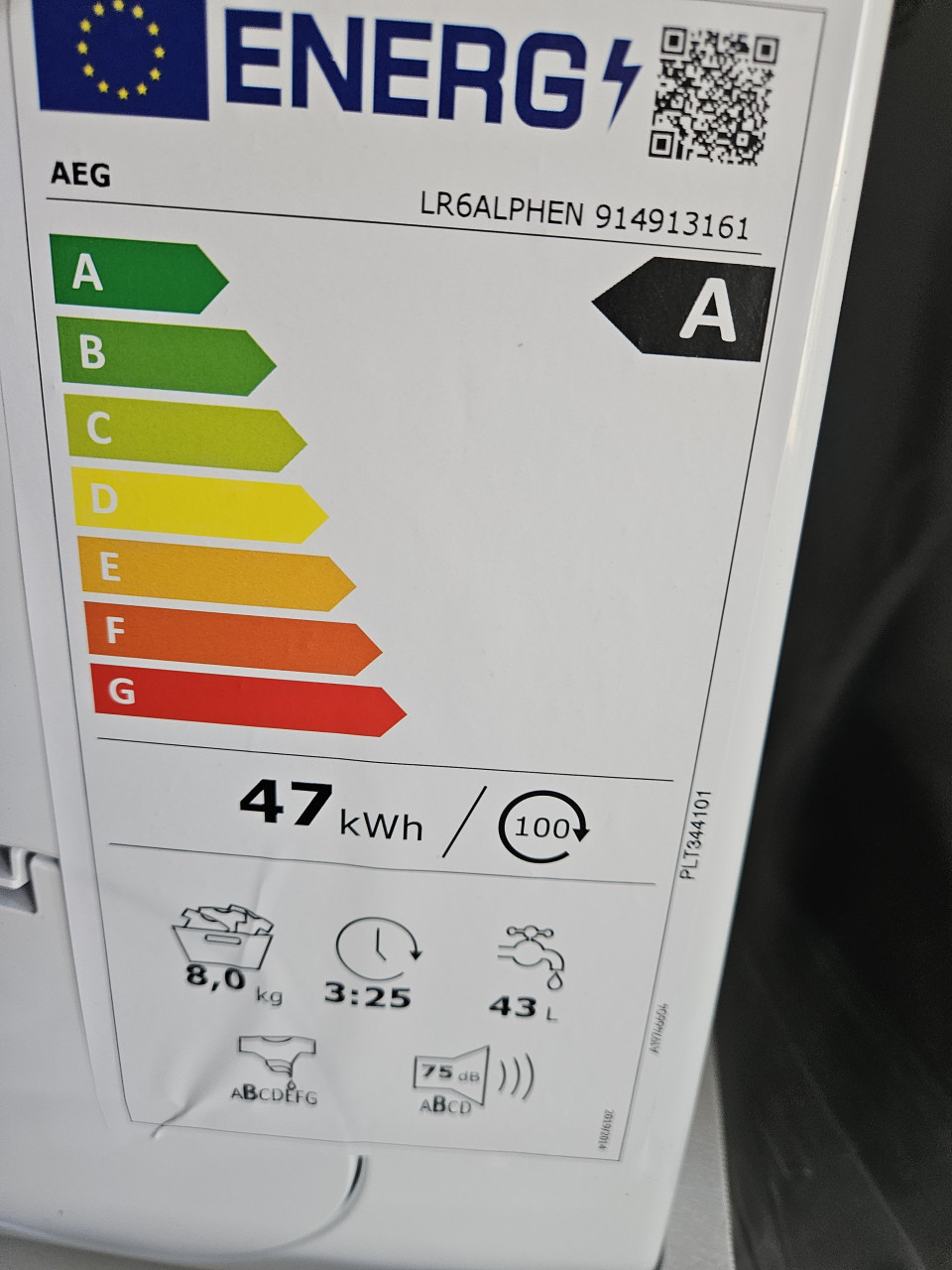 AEG wasmachine