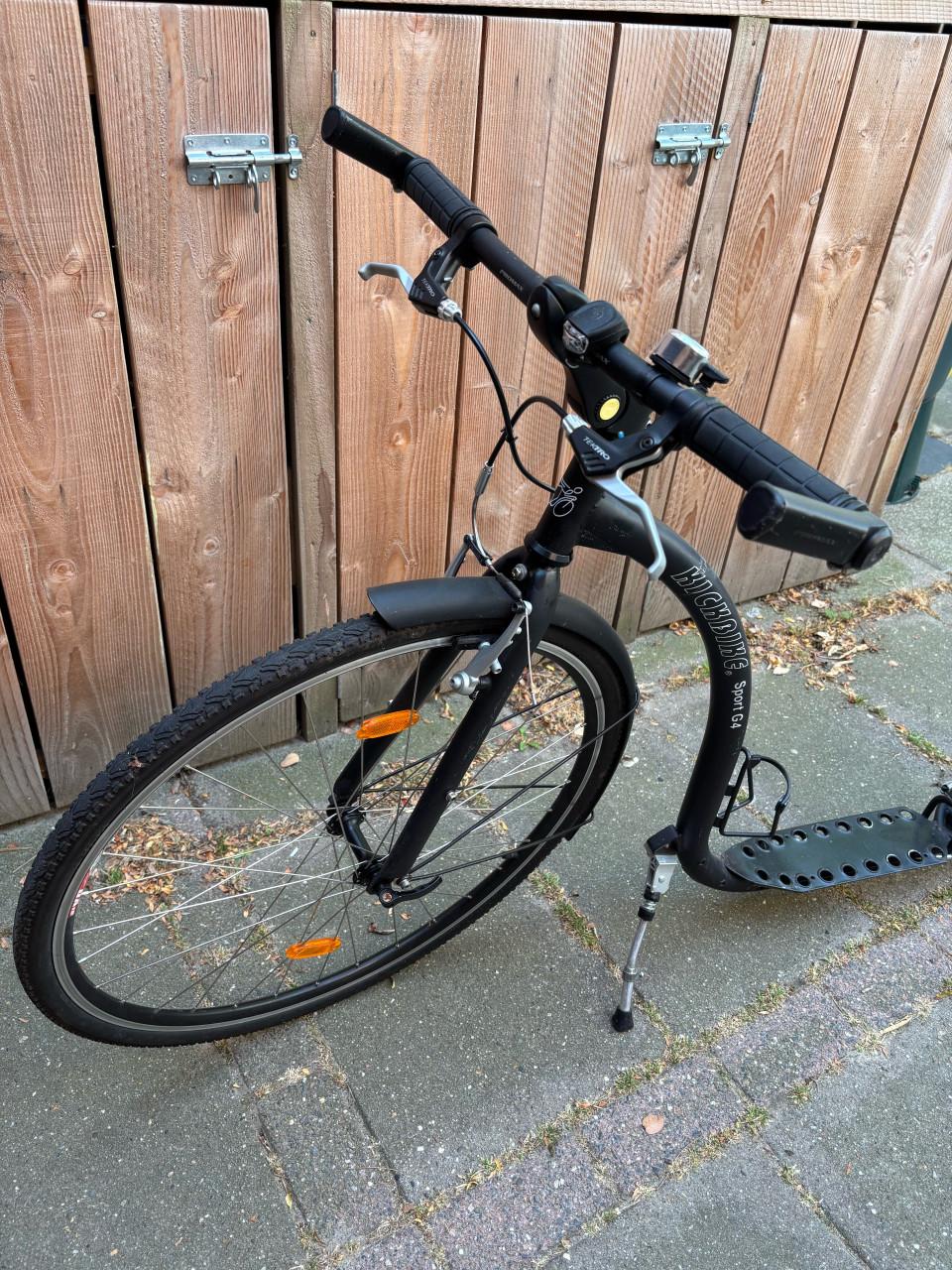 Kickbike Sport G4 step zwart volwassenen