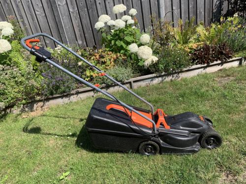 Black+Decker elektrische grasmaaier