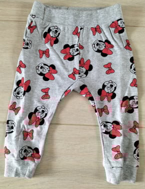Disney babybroekje Minnie Mouse grijs maat 74/80