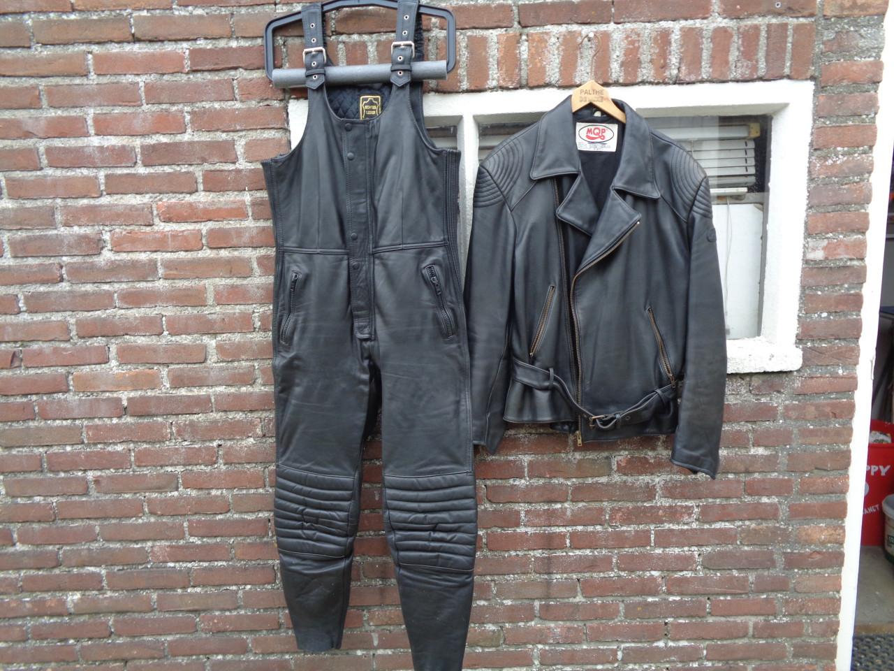 2  delig Leren motorpak  i.g.s.