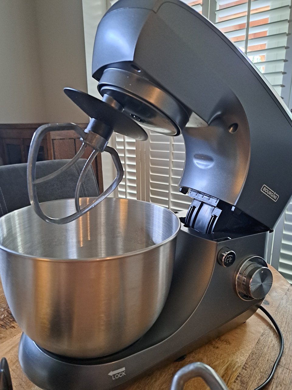 Bourgini mixer op kom
