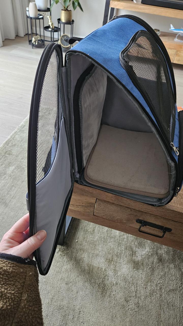 Rugzak kleine hond of kat.