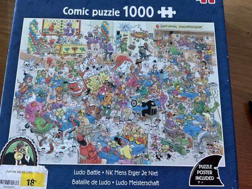 Jan van Haasteren NK MENS ERGER JE NIET