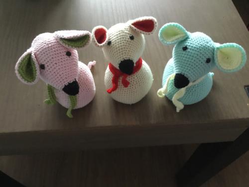 Deurstoppers in de vorm van een muis