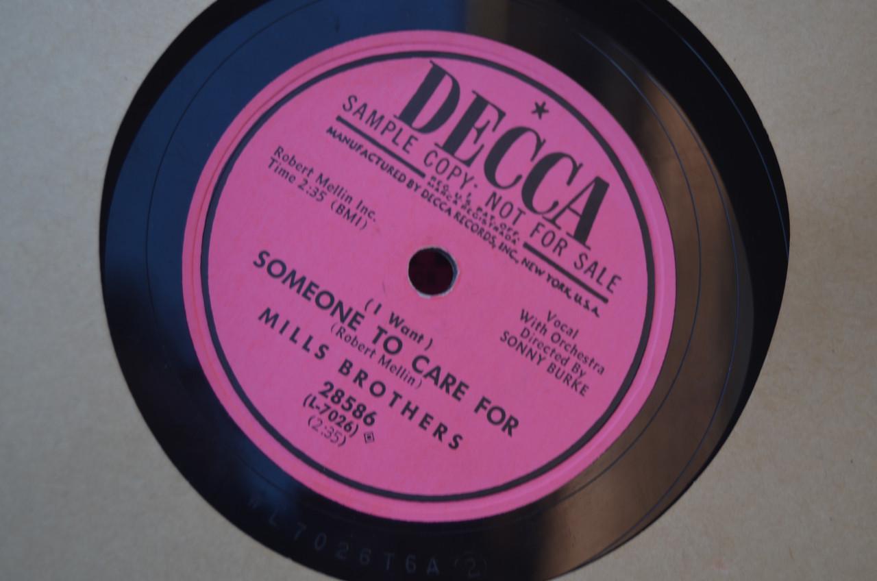 WIBW - The voice of Kansas radio album - Mills brothers