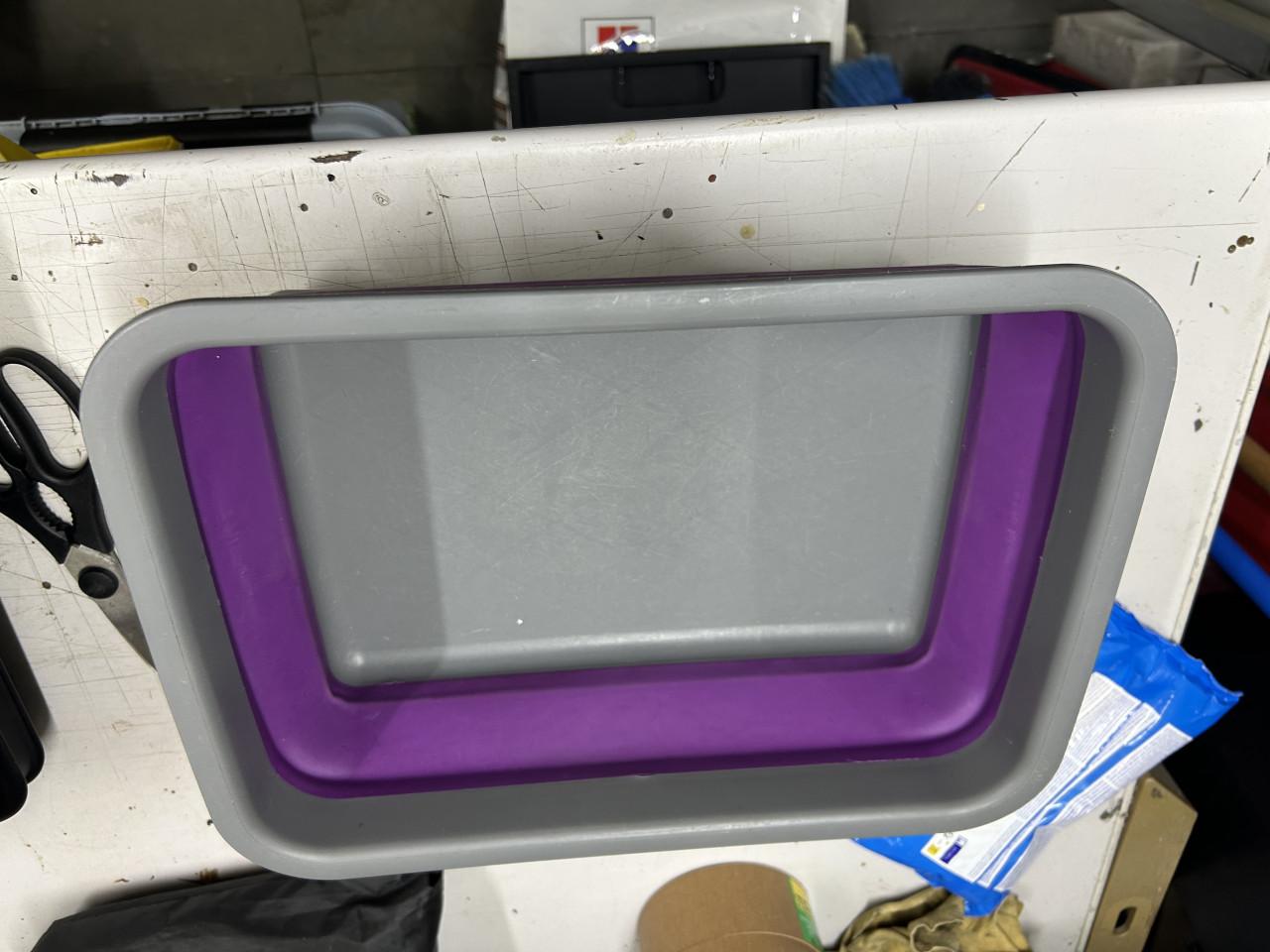 Opvouwbare emmer en afwasbak