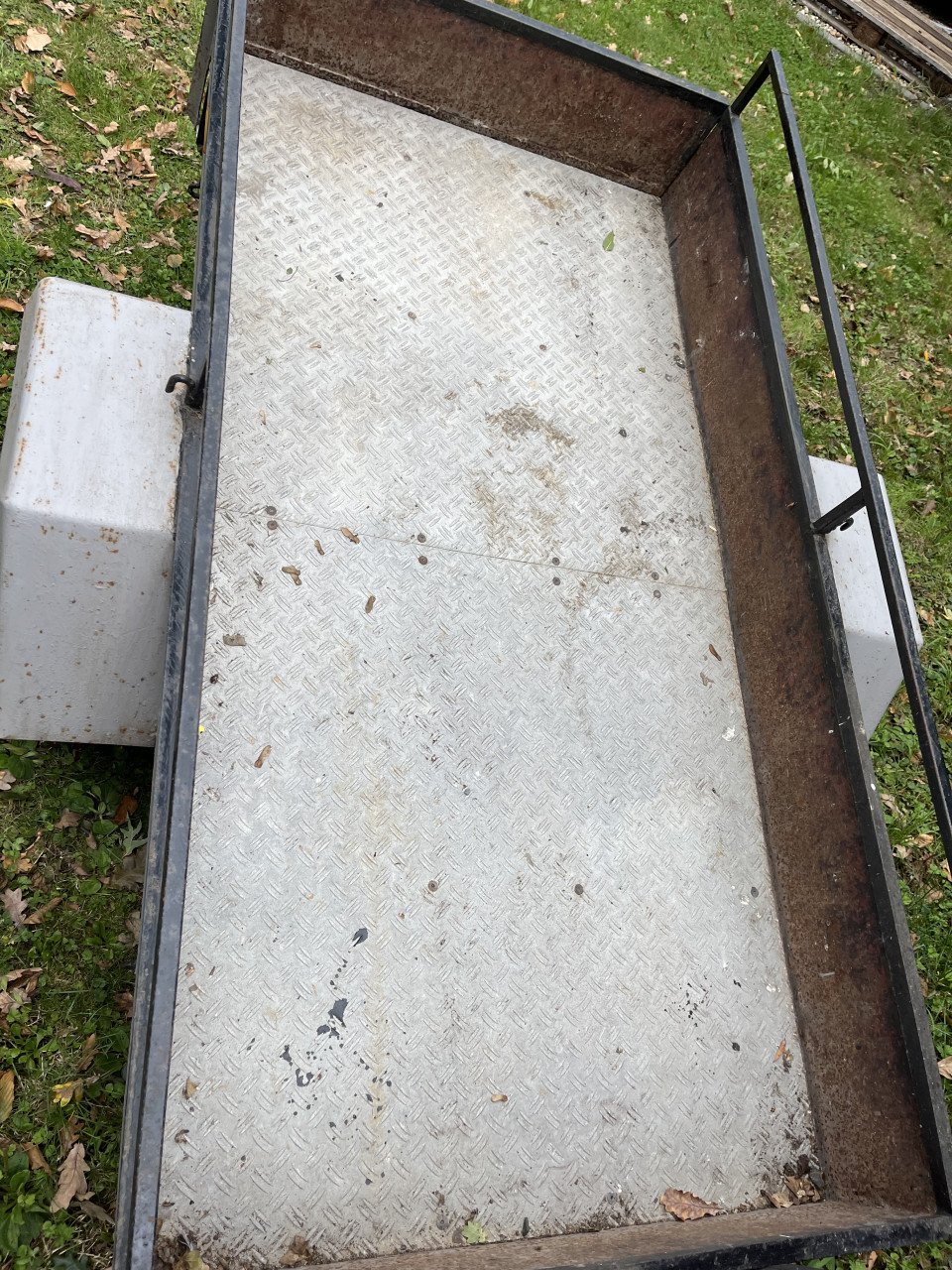 Aanhanger met rek 200x100 cm