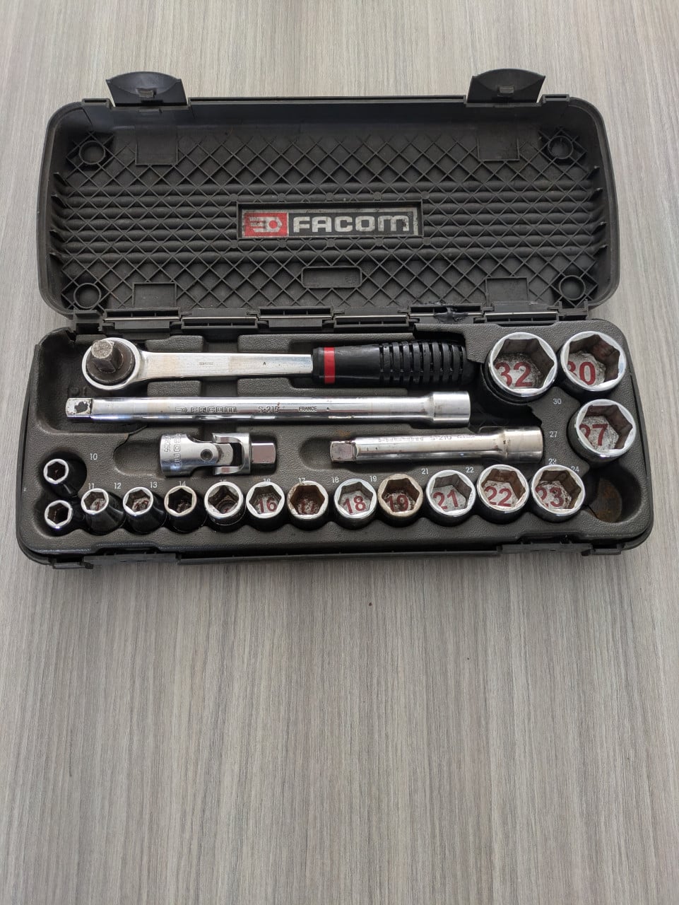 17 delig facom doppen set