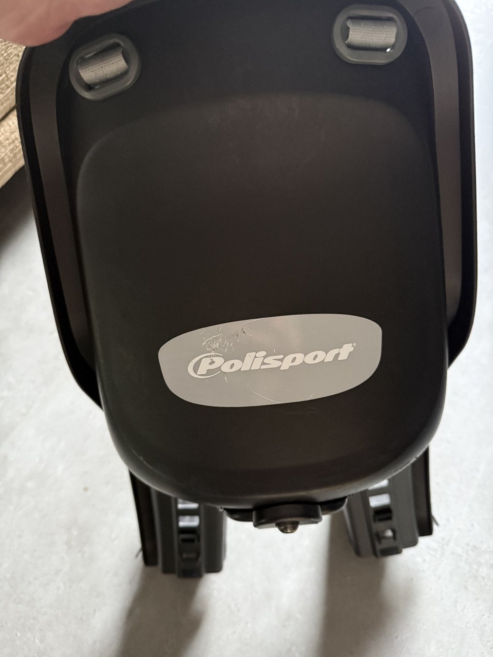 Kinderzitje voorzit fiets Polisport (zo goed als nieuw)