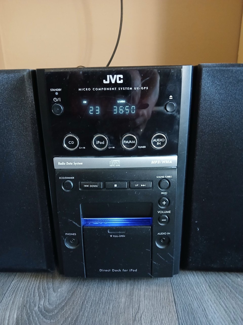 JVC 3-delige cd speler