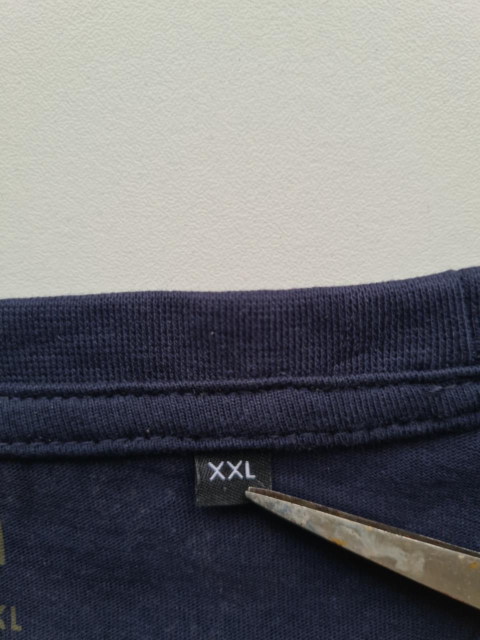 WE donker blauw / blauw print Tshirt Maat XXL