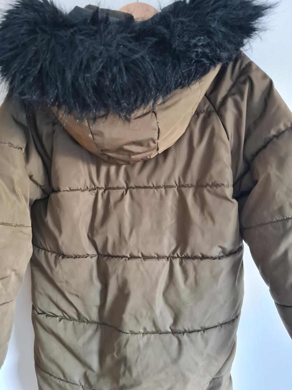 Only Kids kaki Pufferjas Maat 128