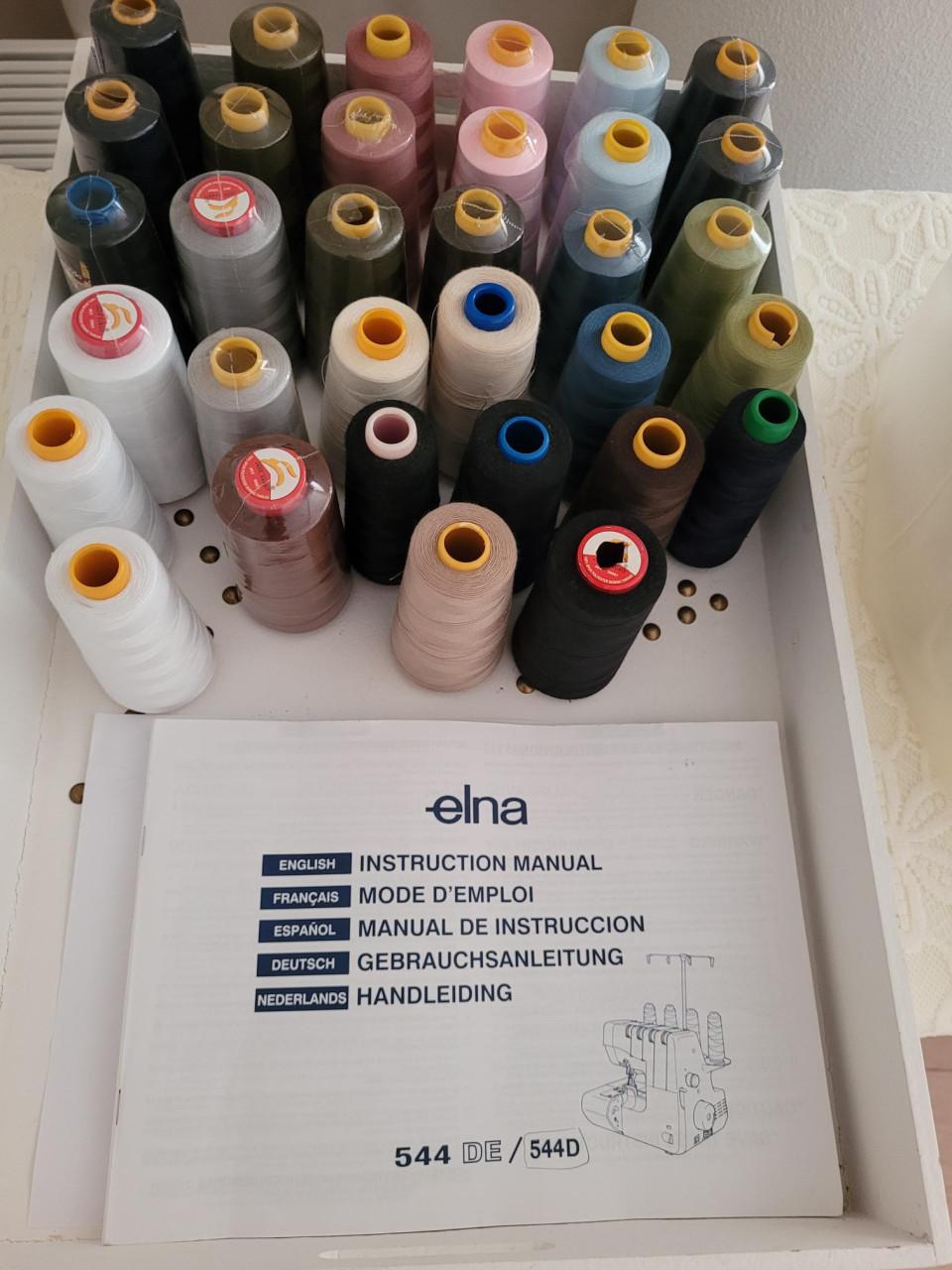 ELNA lockmachine D544 – Zeer eenvoudig in te rijgen