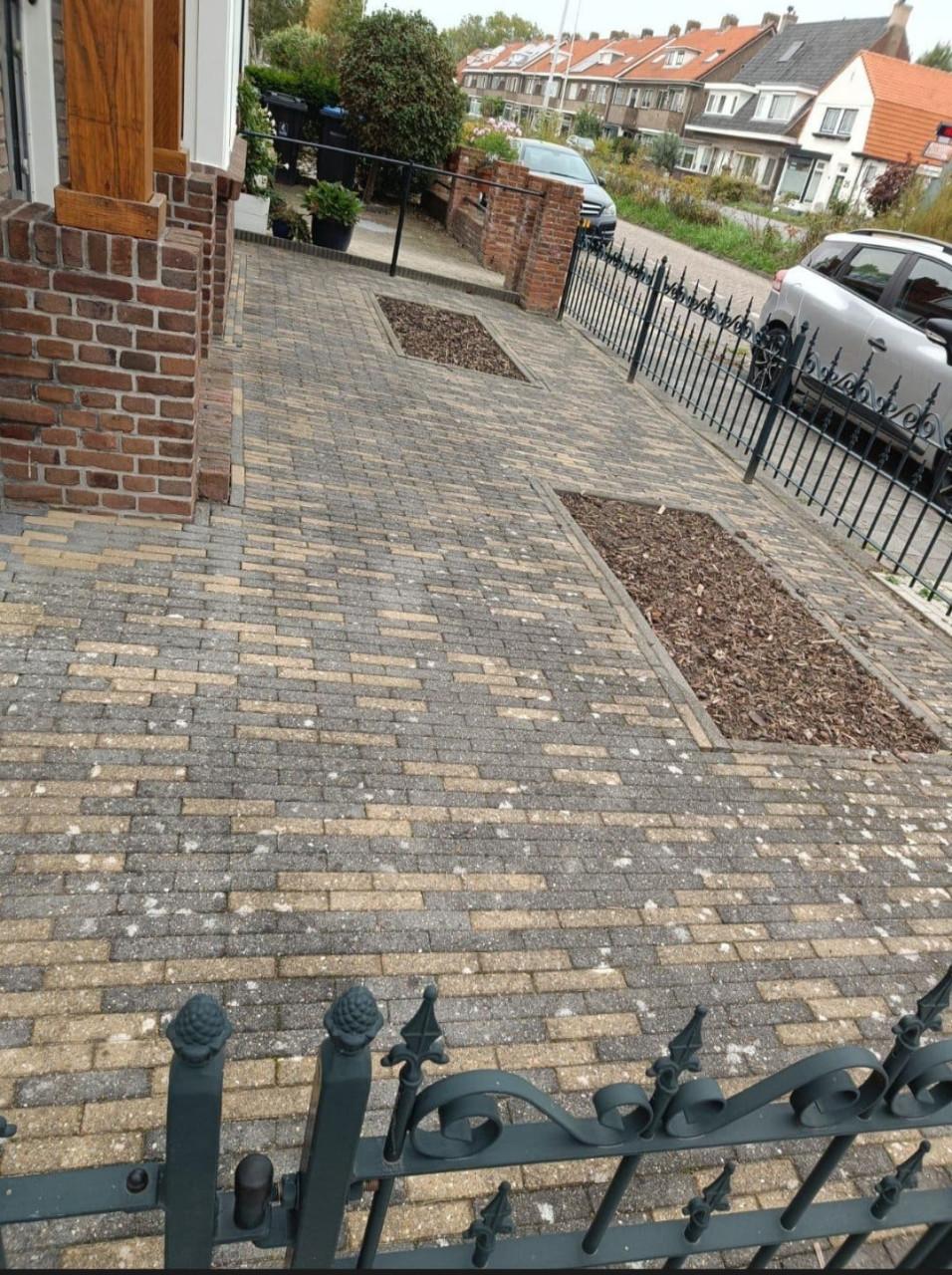 Gratis beton klinkers zwart geel