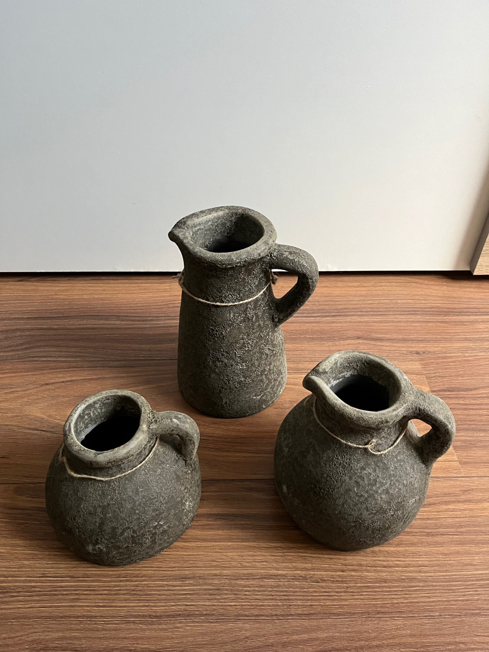 Stenen kannen (set van 3)