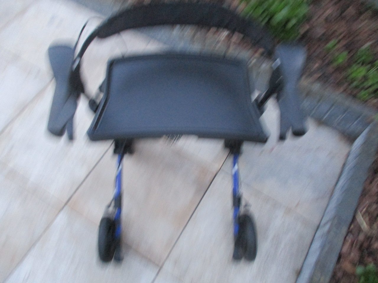 Zgan Topro Odysse dubbel opvouwbare lichtgewicht rollator met dienblad en