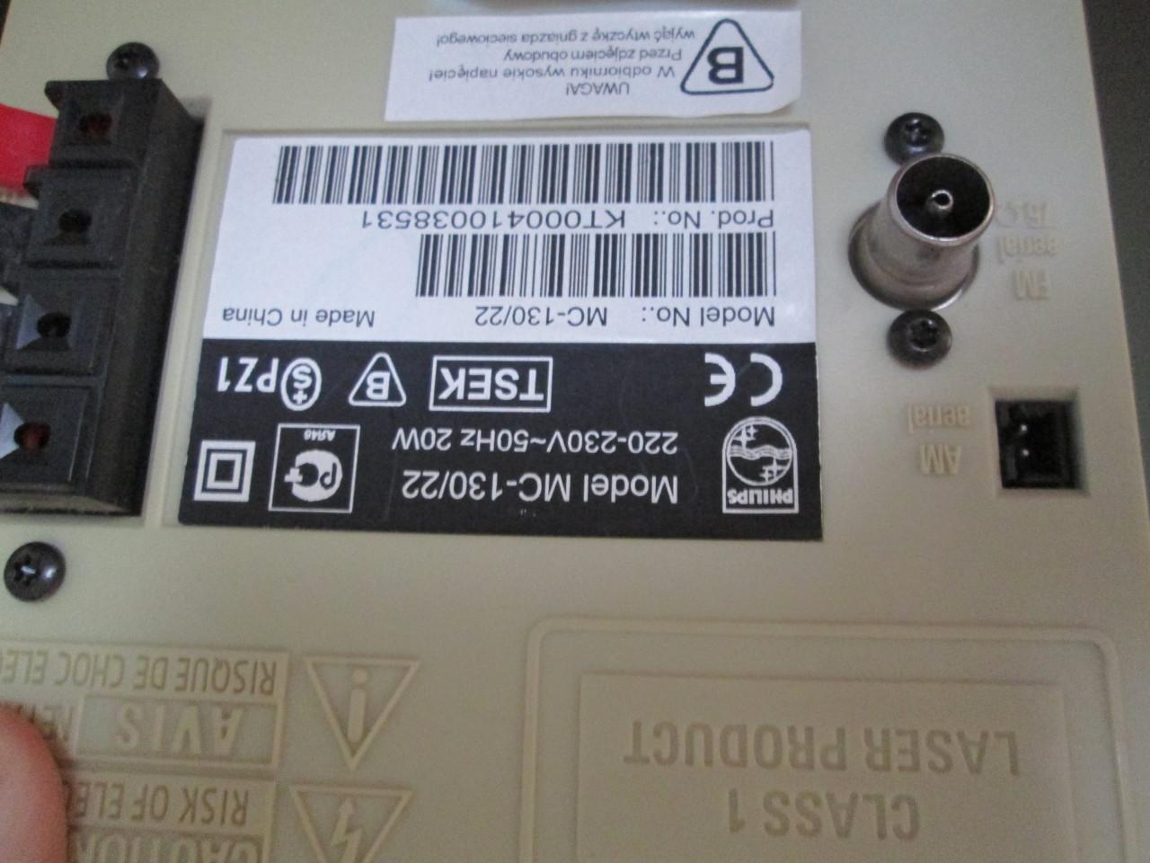 Kleine philips stereo torentje met speakers