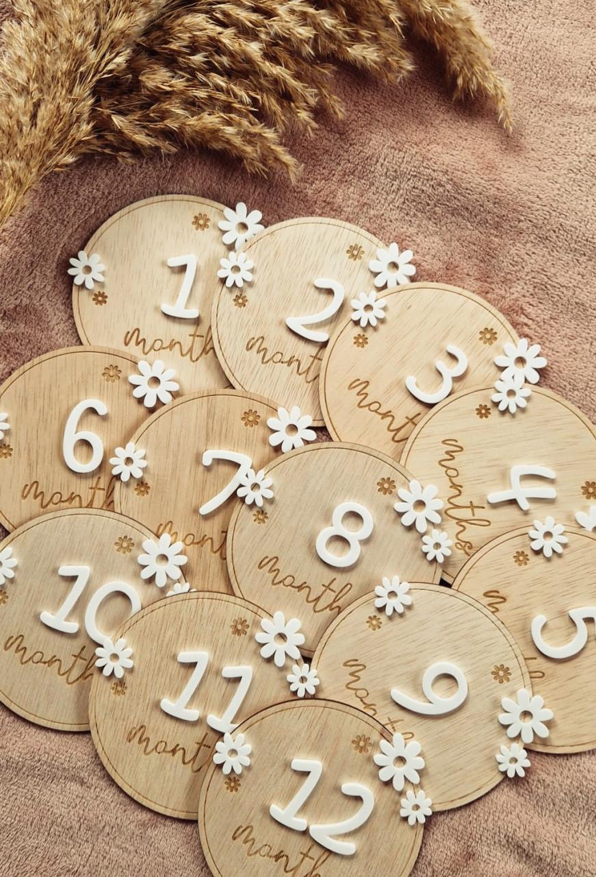 Mijlpaalkaartjes baby