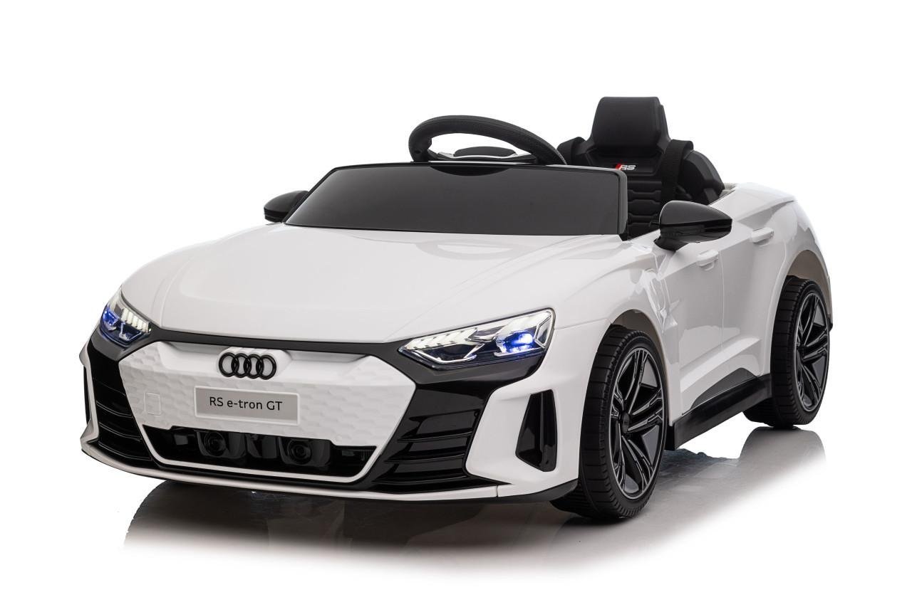 Elektrische Kinderauto 12v - Audi-RS E-Tron GT | Wit