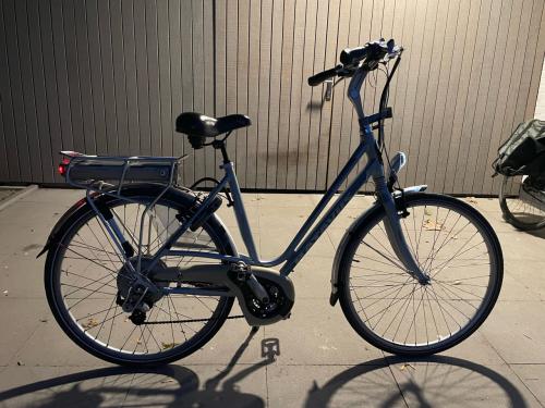 Elektrische damesfiets.
