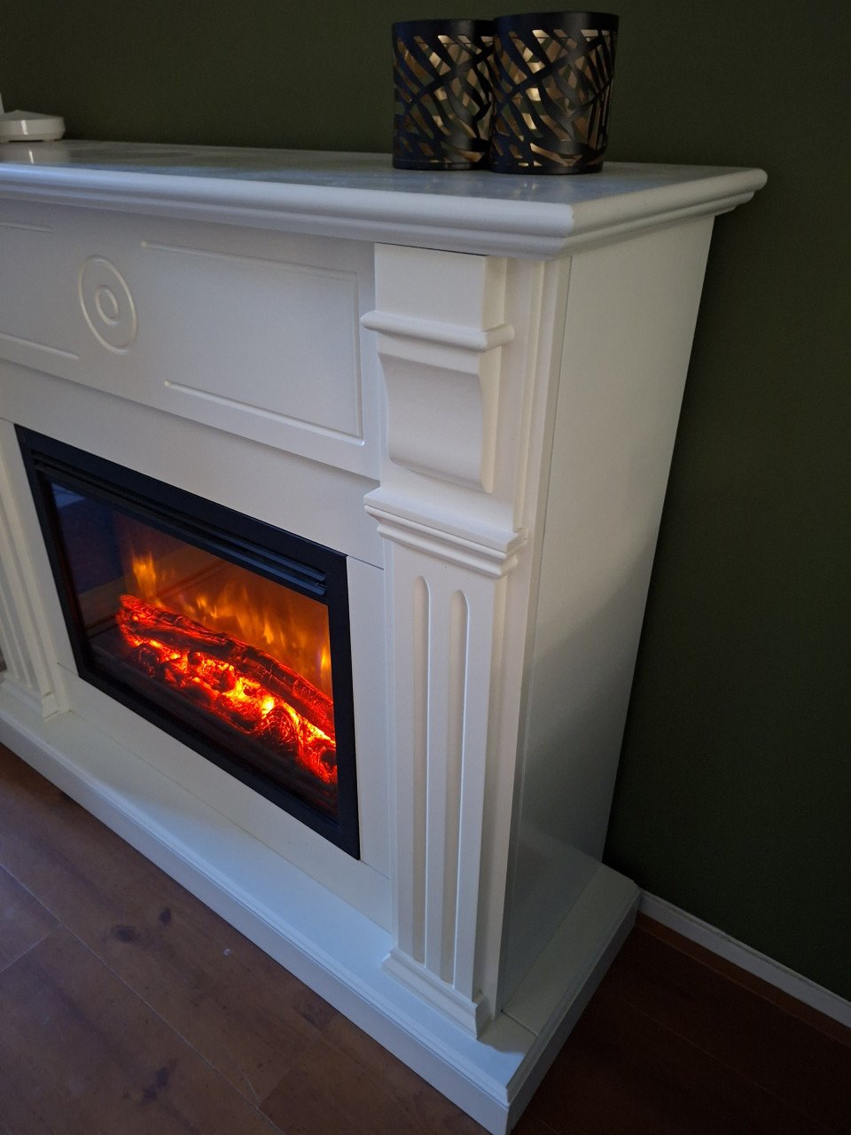 Sfeerhaard met verwarming
