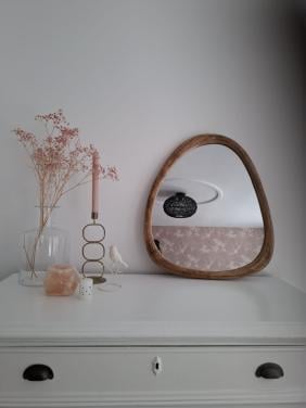 Mooie houten spiegel