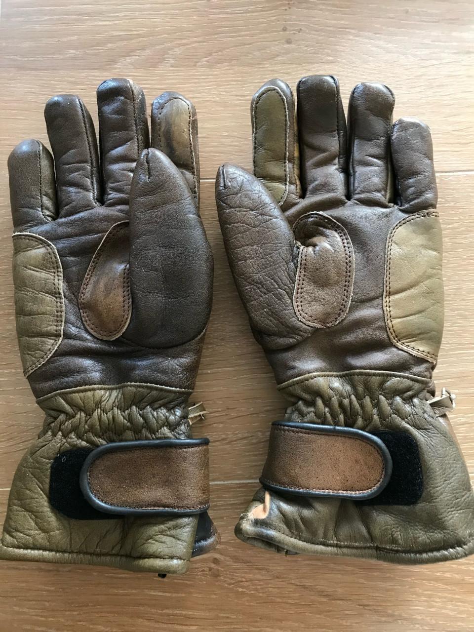 Magna Dames lederen motorhandschoenen warm. Maat XS zgan