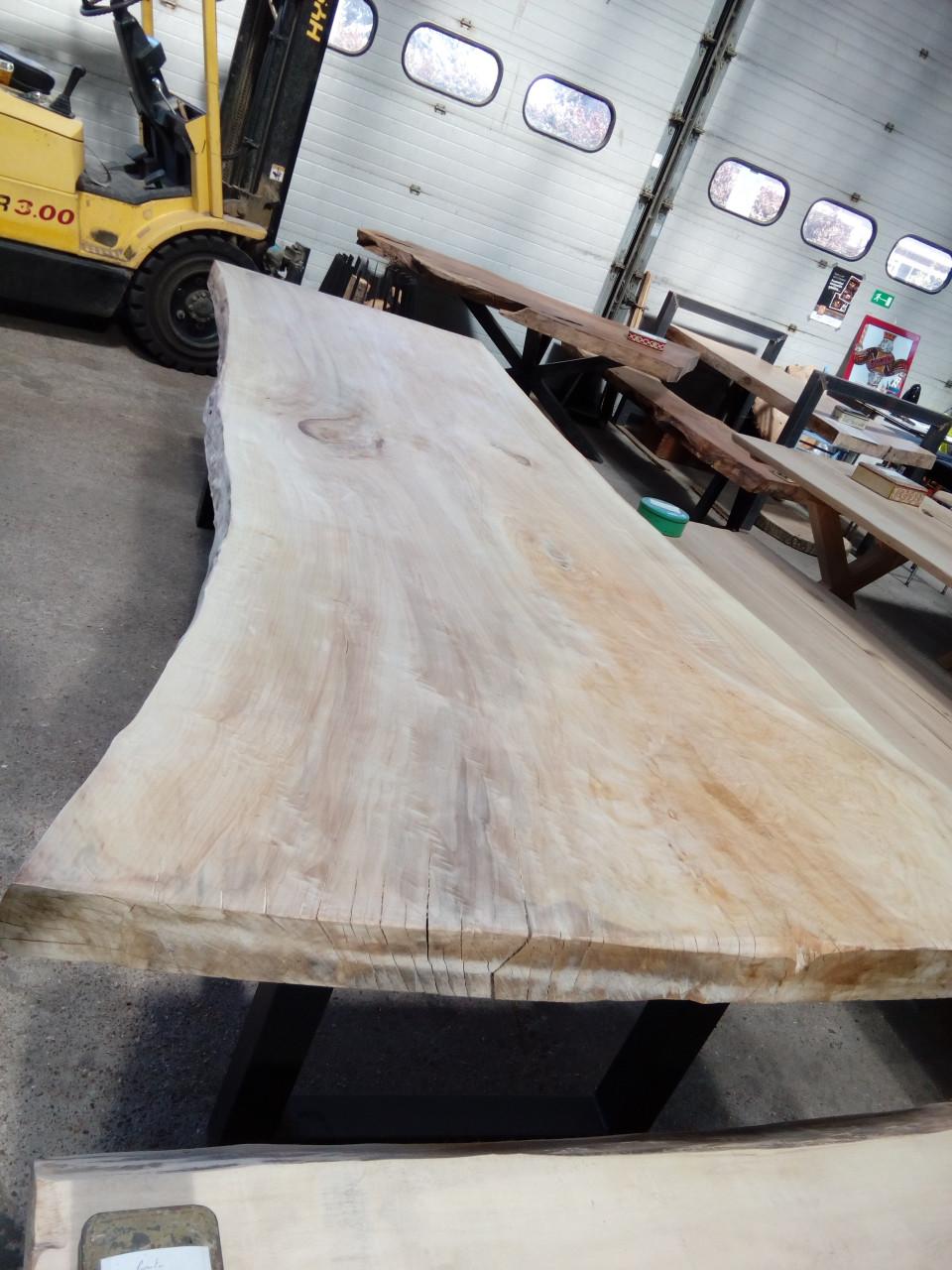Boomstamtafels tafelbladen planken bartafel, salontafel