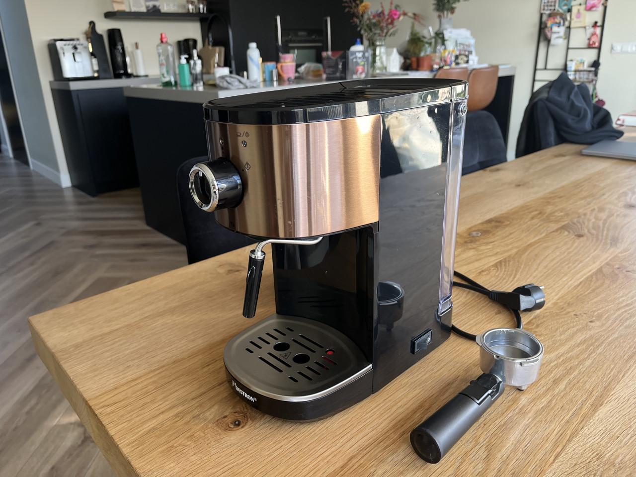 Espressomachine Bestron koper
