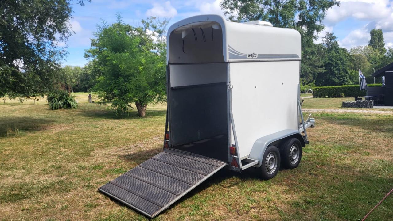 Wesco 1,5 paards trailer, direct inzetbaar!