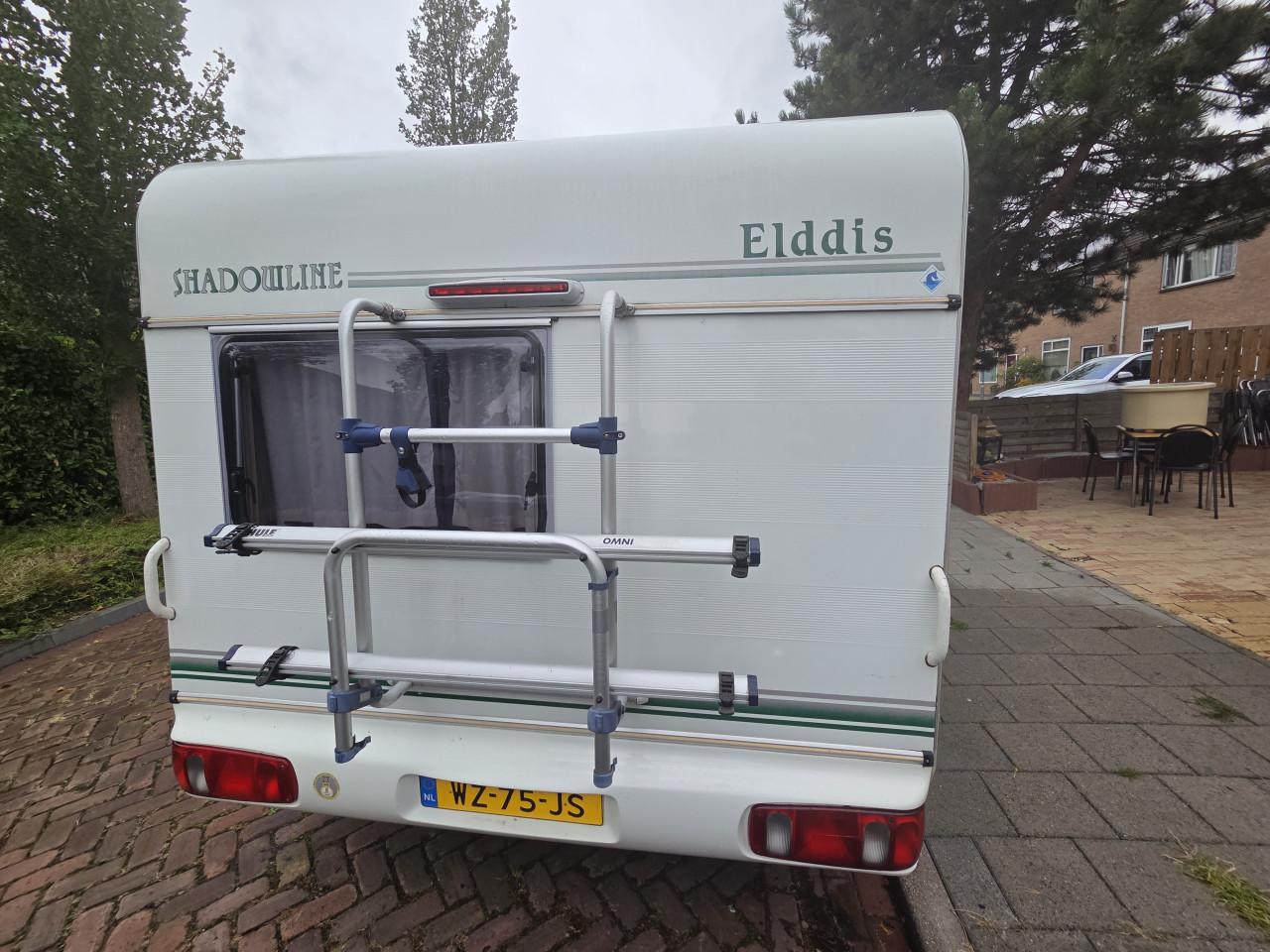 Elddis shadiwline 405cp met enduro mover en fietsenrek