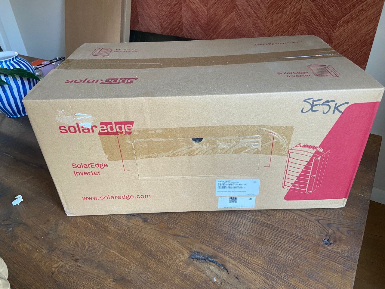 Nieuw in de doos: Solar Edge SE5K 3-fase omvormer + optimizers