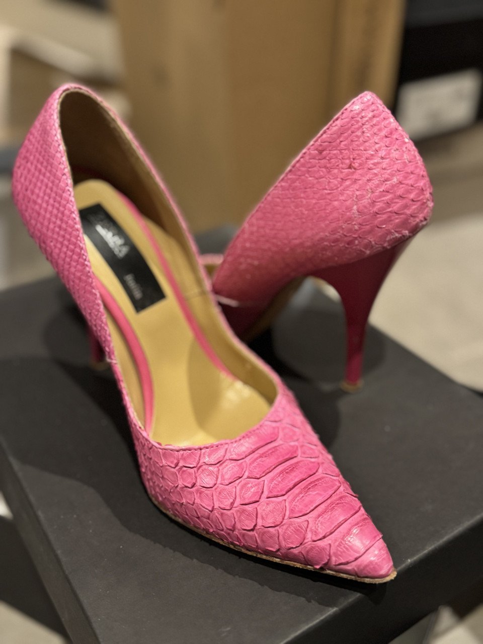 Pumps exotisch leder maat 36