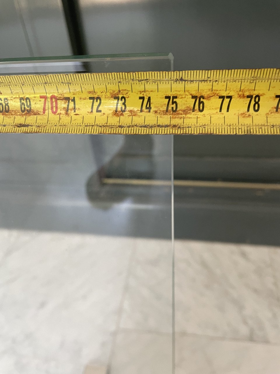 Haardscherm glas