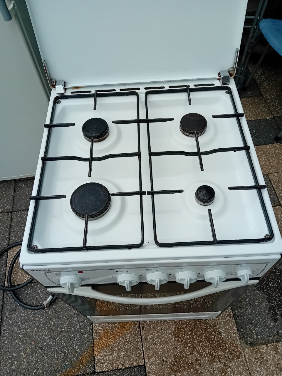 Gasfornuis met elektrische oven