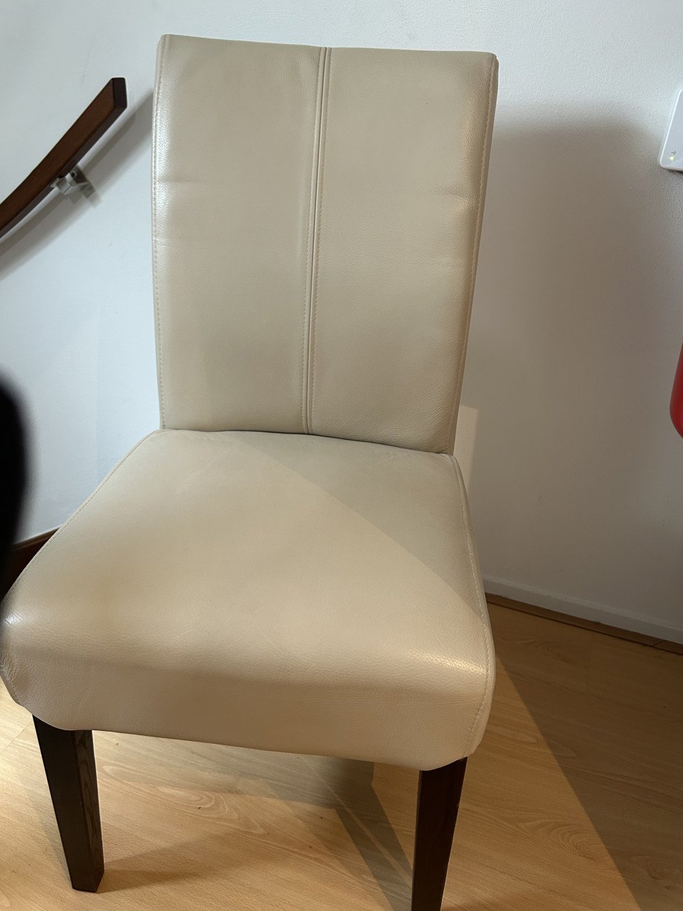 Leren eetkamer stoelen