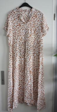 Lange jurk  met print maat m