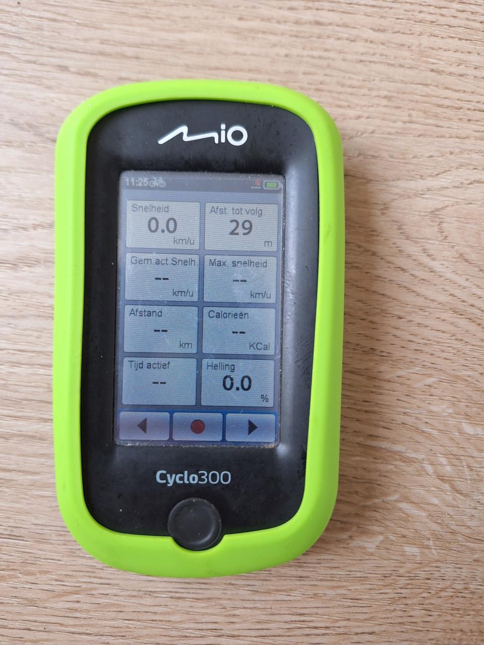 Mio 300 fietsnavigatie.