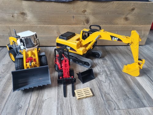 Bruder shovel kraan en graafmachine
