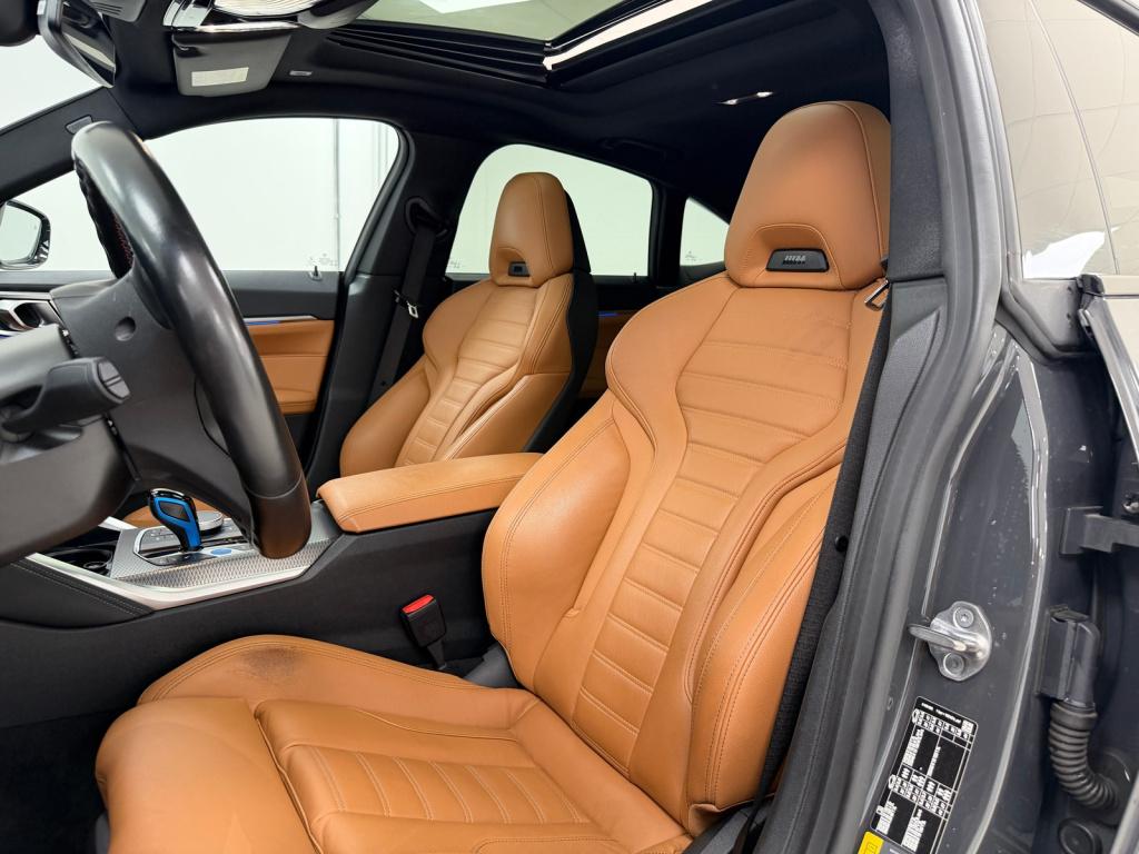 BMW I4 m50 m-sport pro 84 kwh | dravit grau | cognac interieur | sportstoel