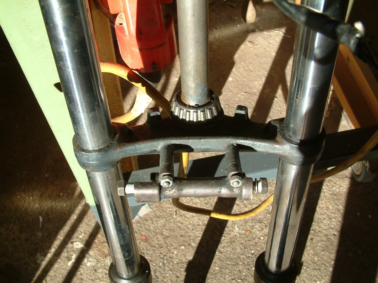 Voorvork honda cb  35 mm  incl kroonstuk