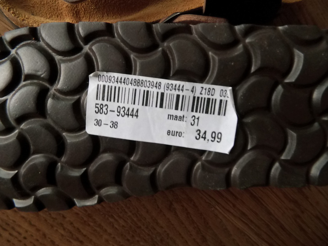 Slippers van Ik-Ke maat 31
